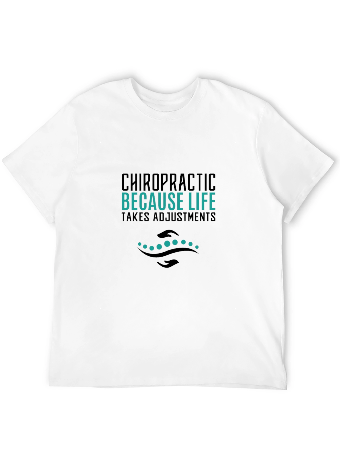 Chiropractic Adjustment Black Tee