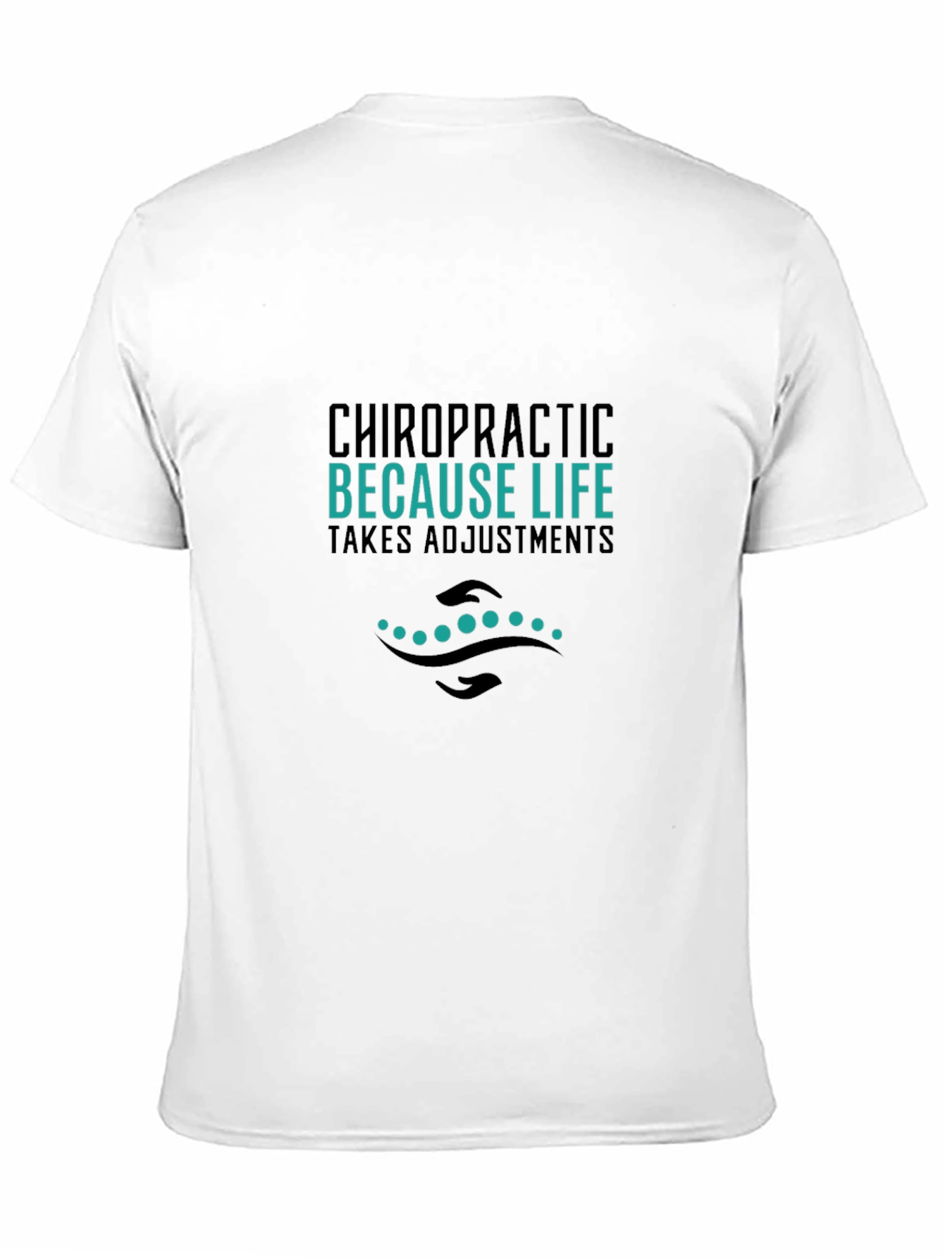 Chiropractic Adjustment Black Tee