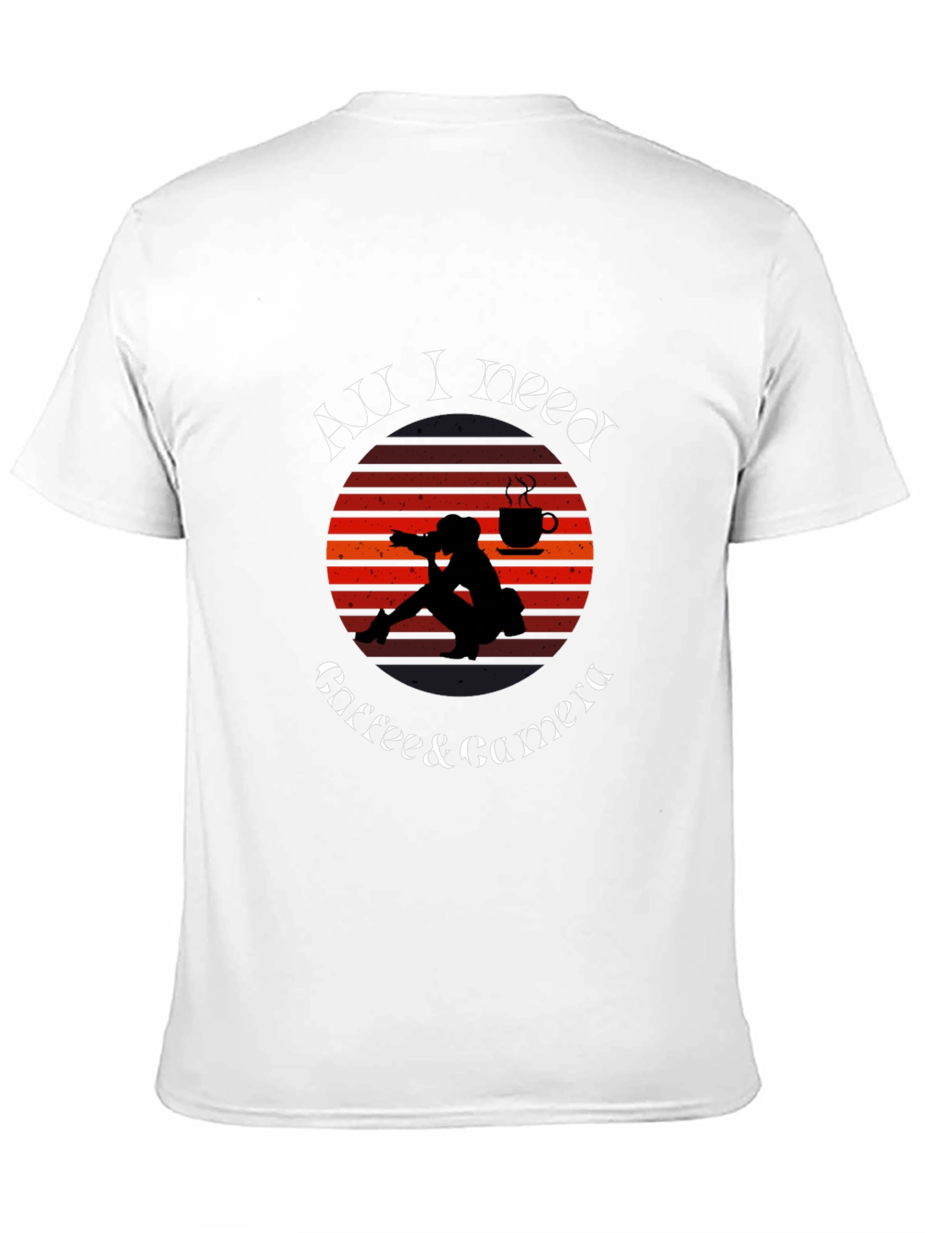 All I Need Coffee Camera T-Shirt