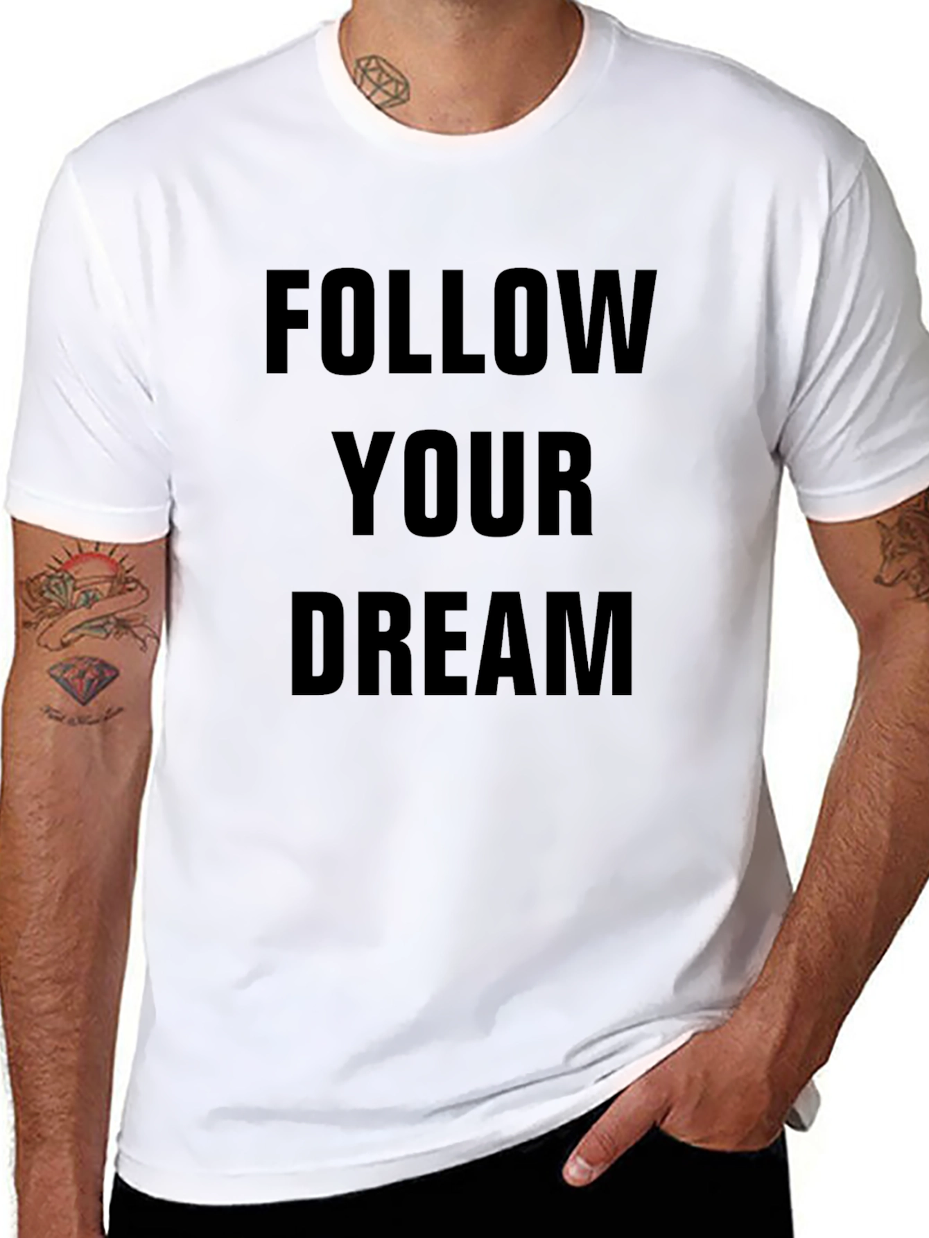 Follow Your Dream Black T-Shirt