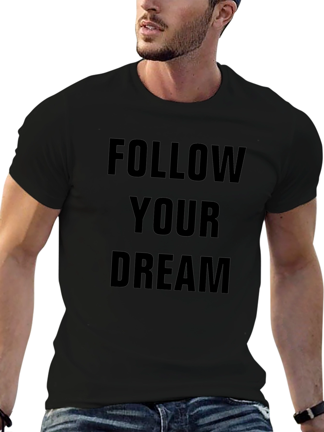 Follow Your Dream Black T-Shirt