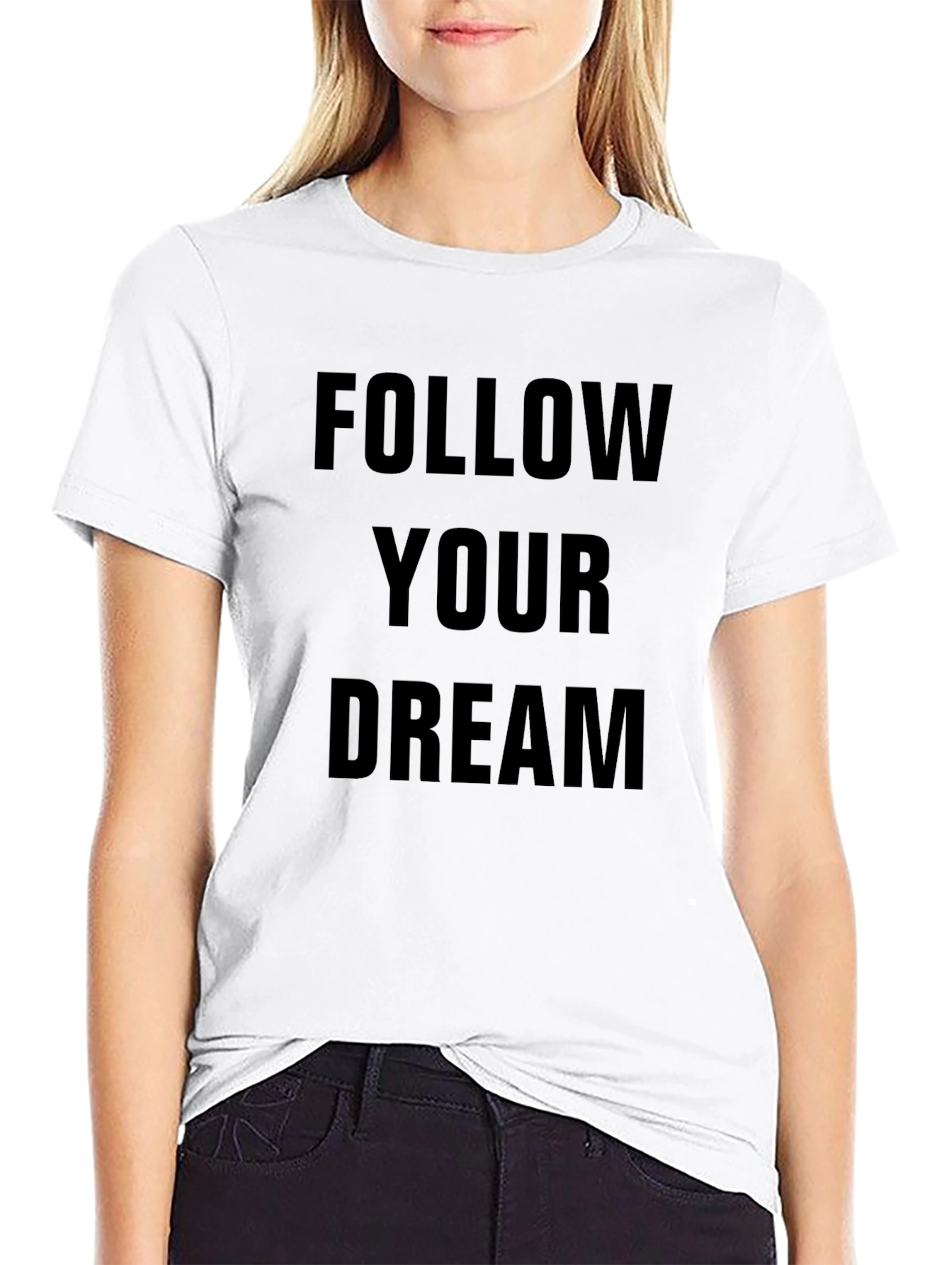 Follow Your Dream Black T-Shirt