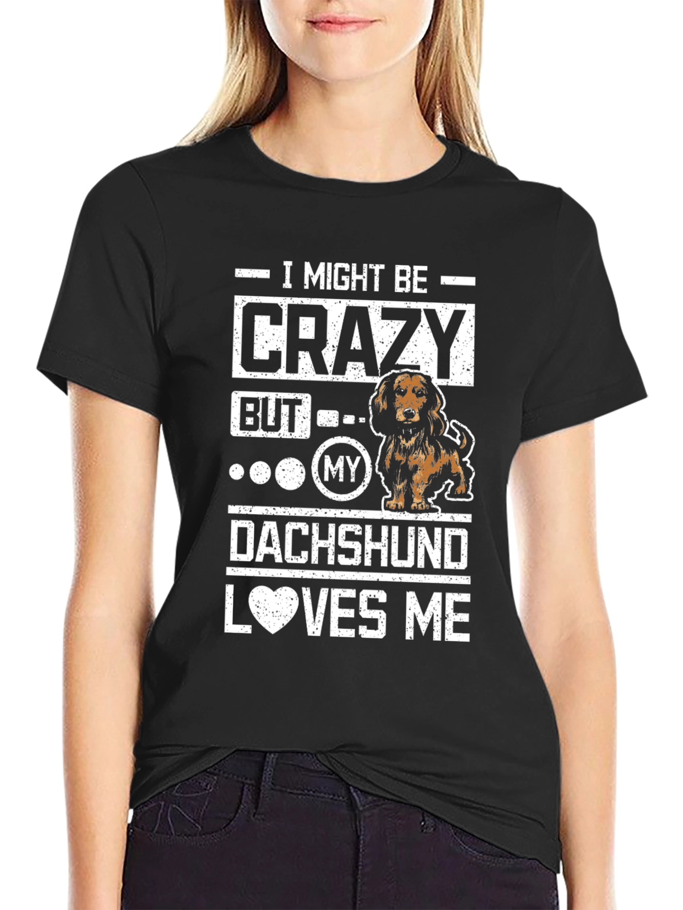 Crazy Dachshund Lover T-Shirt