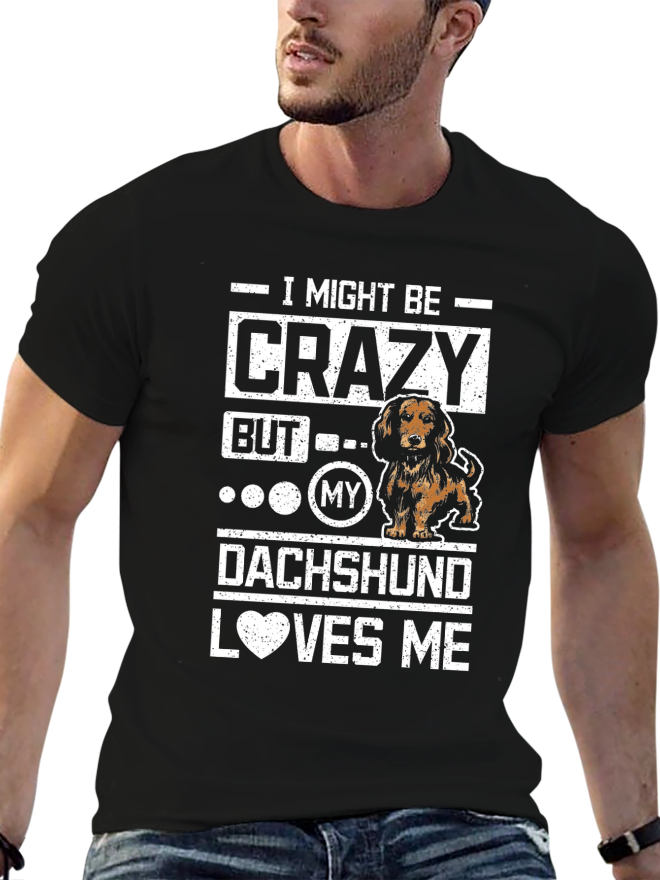 Crazy Dachshund Lover T-Shirt