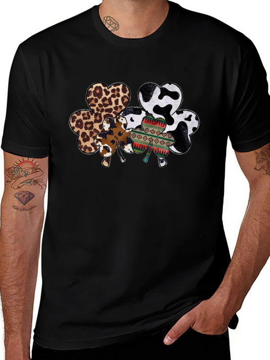 St Patricks Day Clover Print Tee