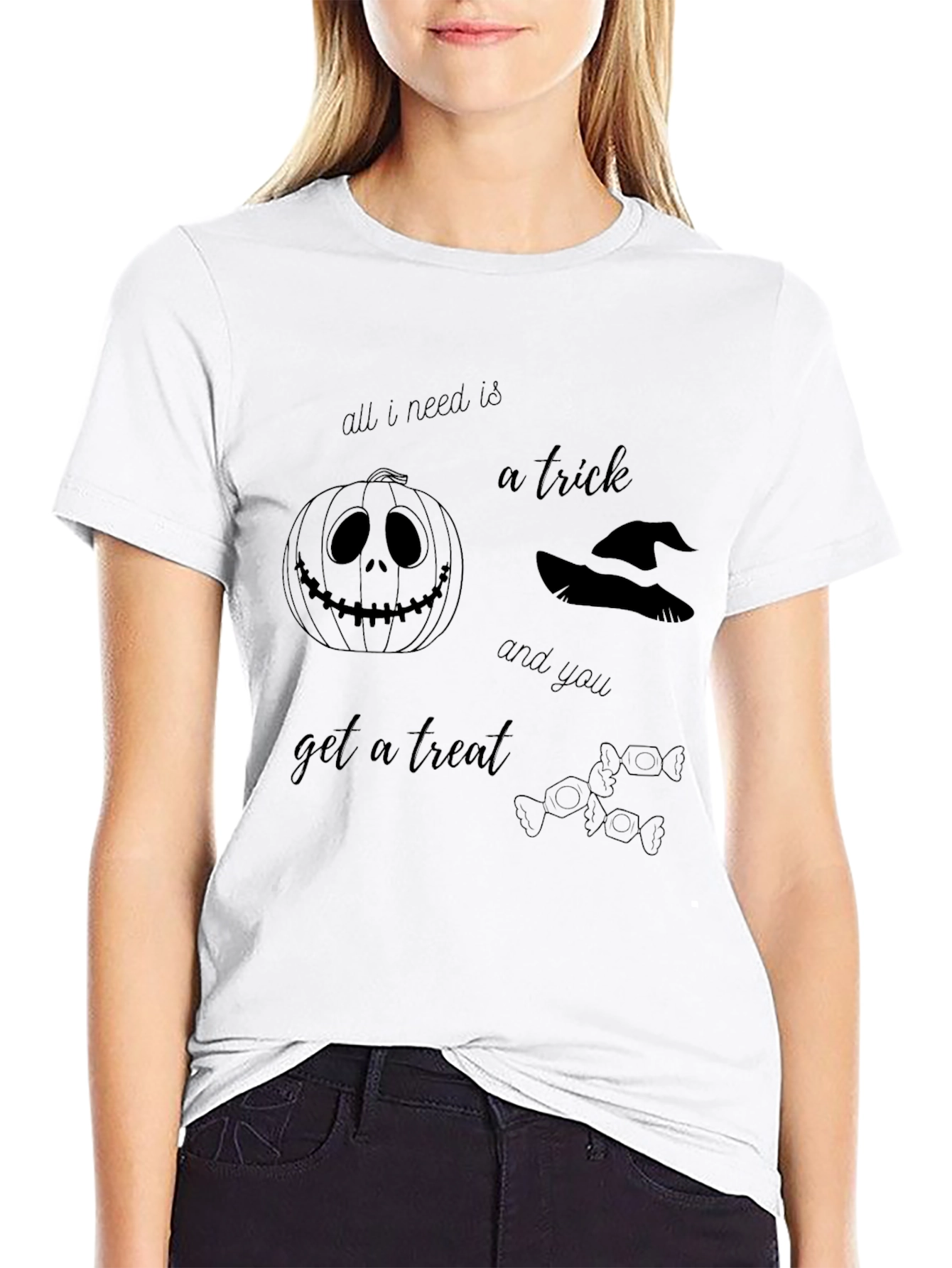 Halloween Trick and Treat Graphic Tee
