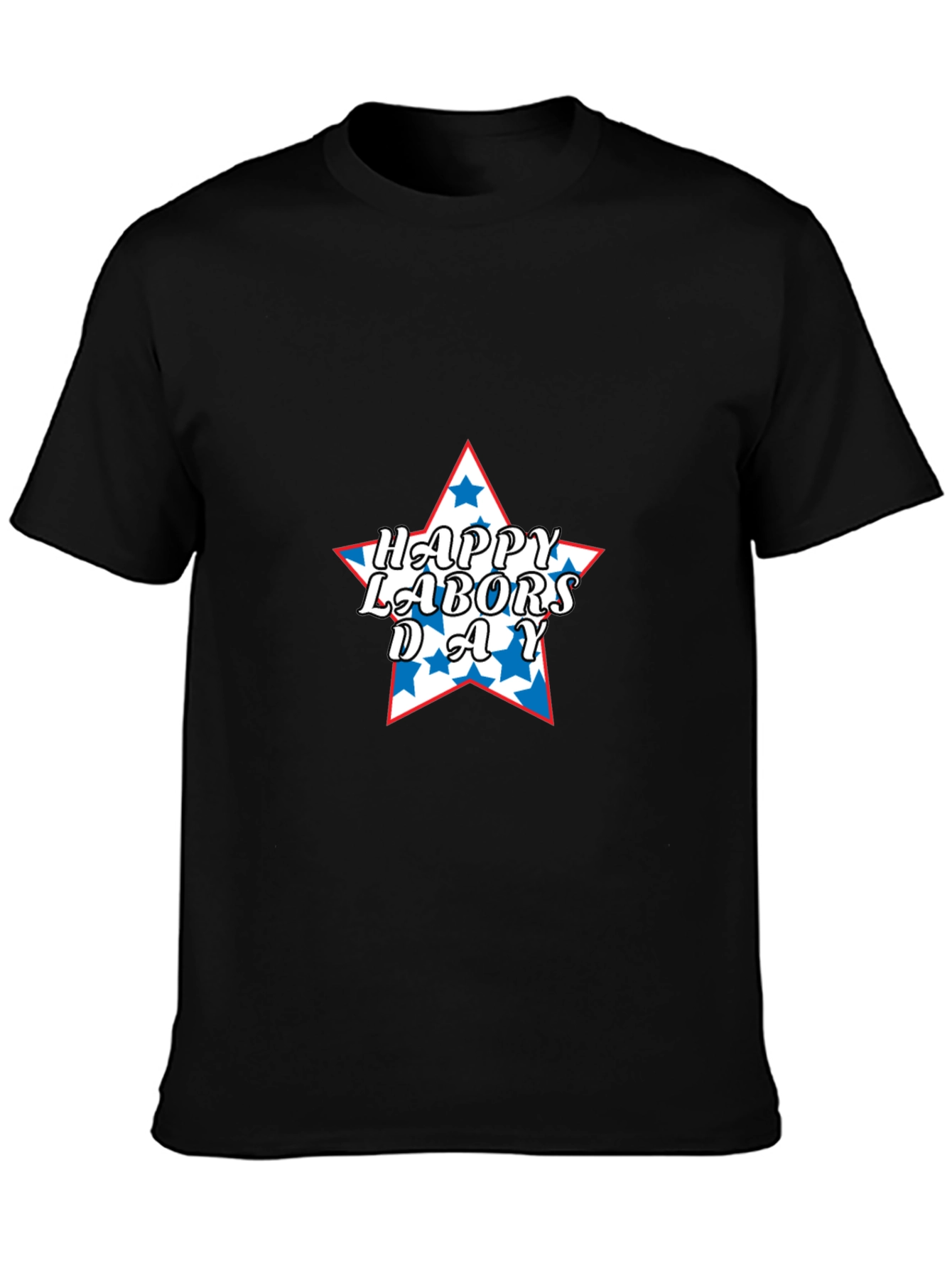 Happy Labor Day Patriotic Star T-Shirt