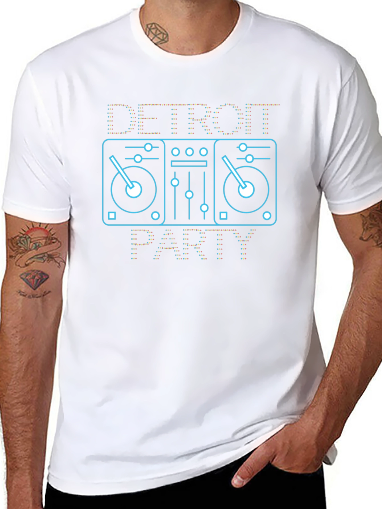 Detroit Party Graphic T-Shirt
