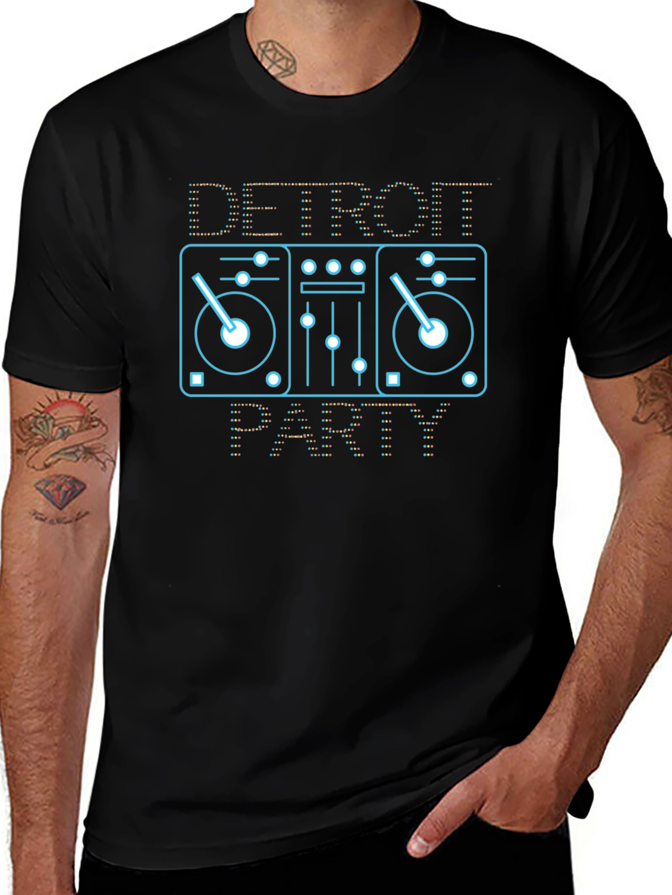 Detroit Party Graphic T-Shirt