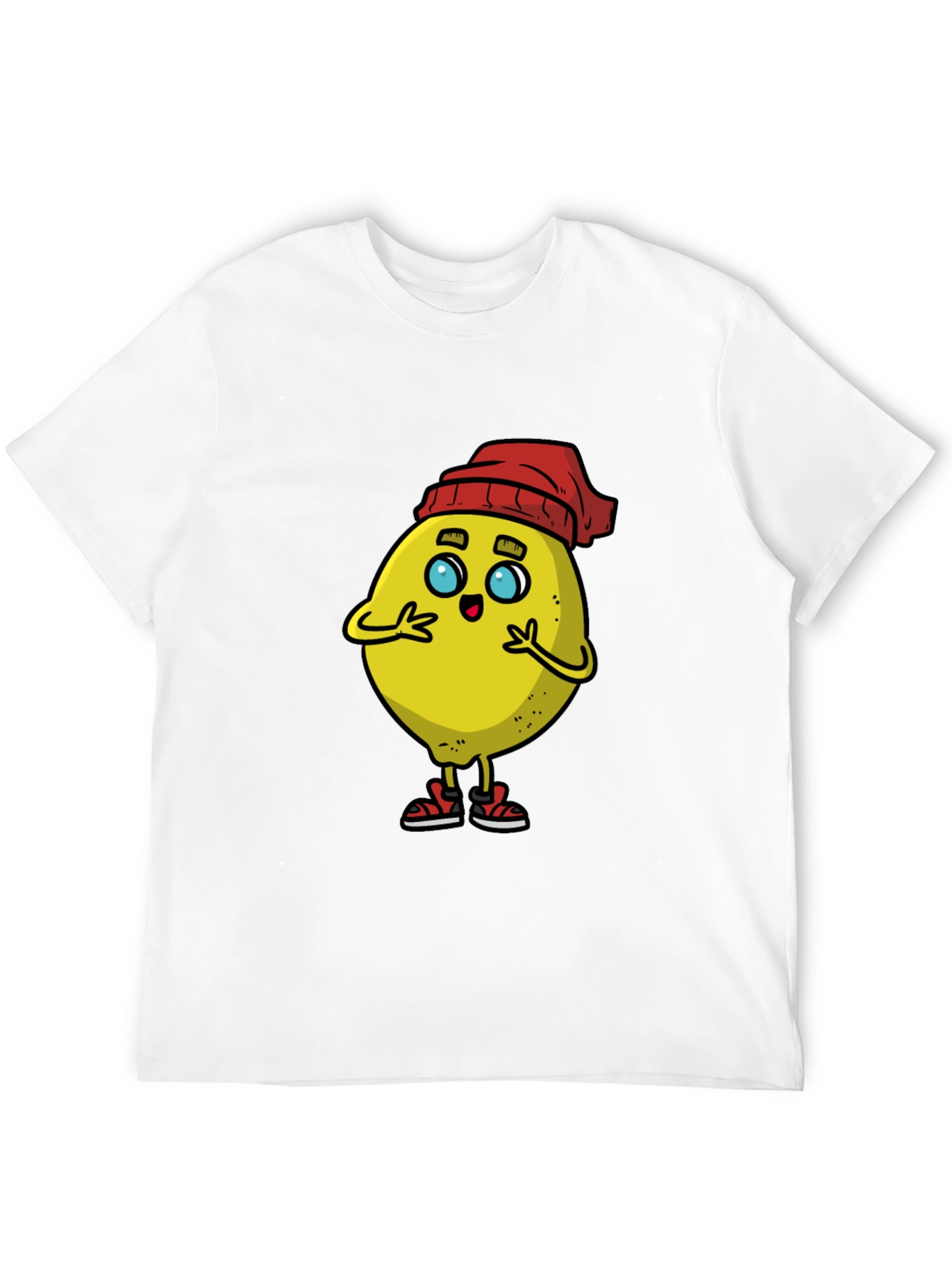 Cartoon Lemon Graphic T-Shirt