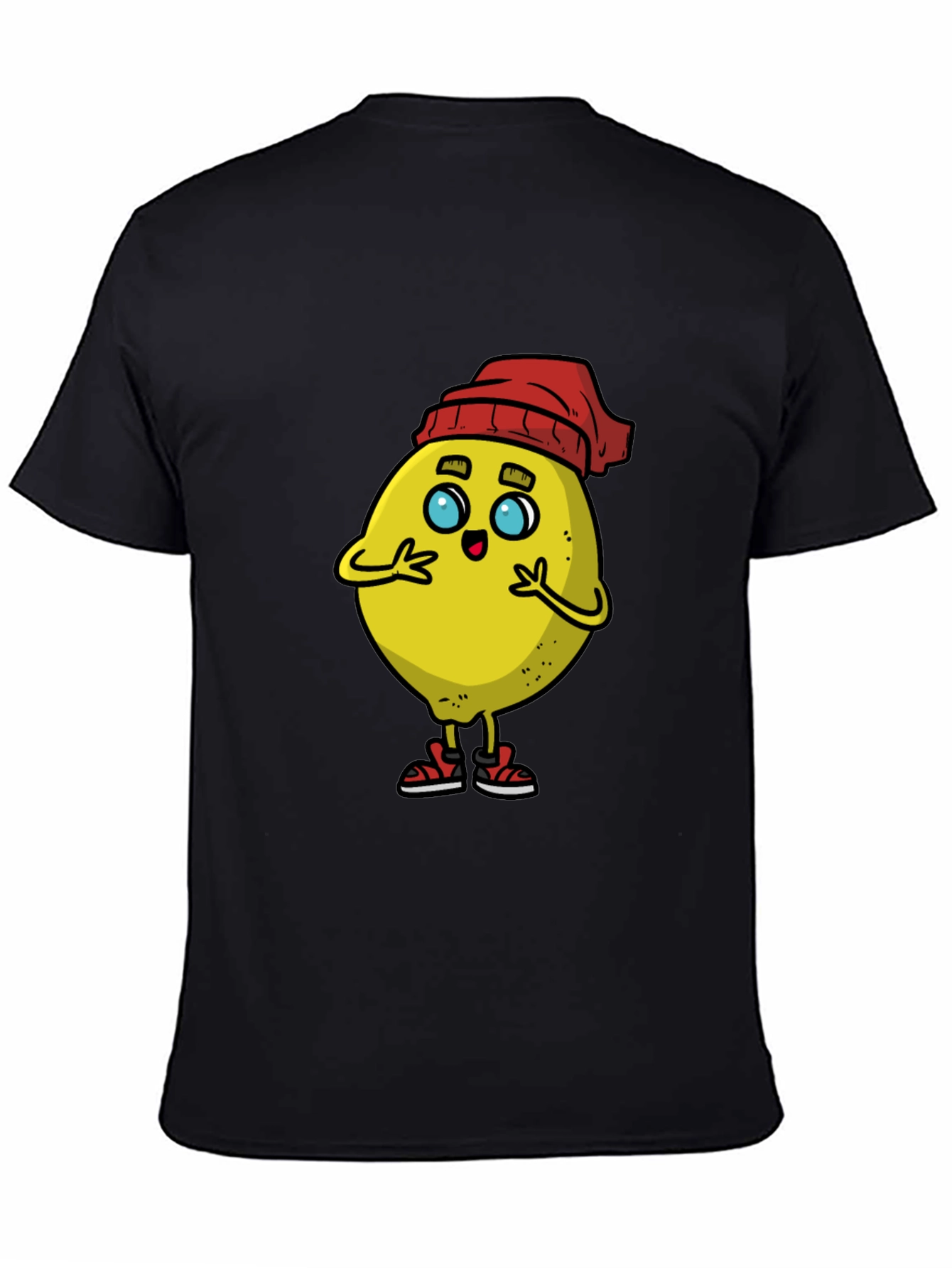 Cartoon Lemon Graphic T-Shirt