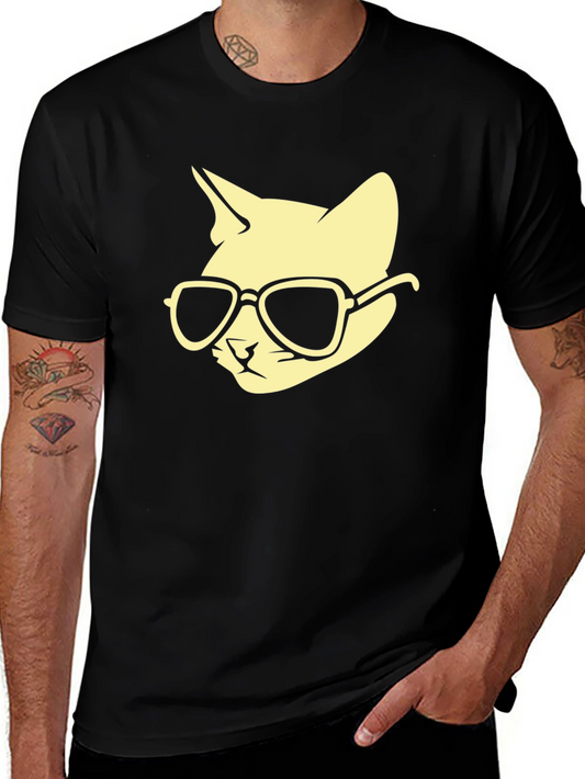 Cool Cat T-Shirt - Stylish Graphic Tee for Cat Lovers