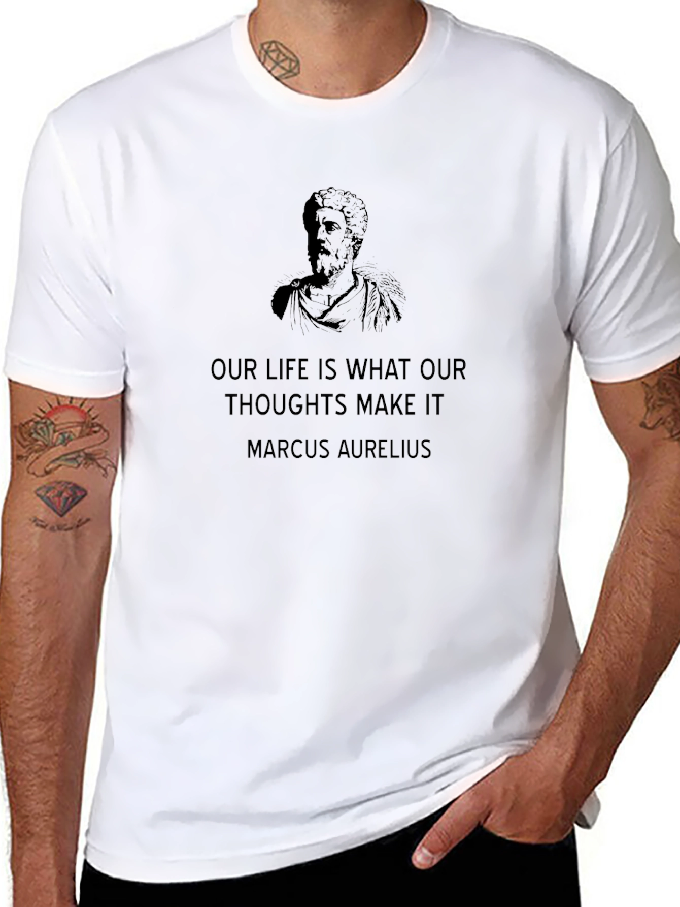 Marcus Aurelius Quote T-Shirt - Stoic Philosophy Tee