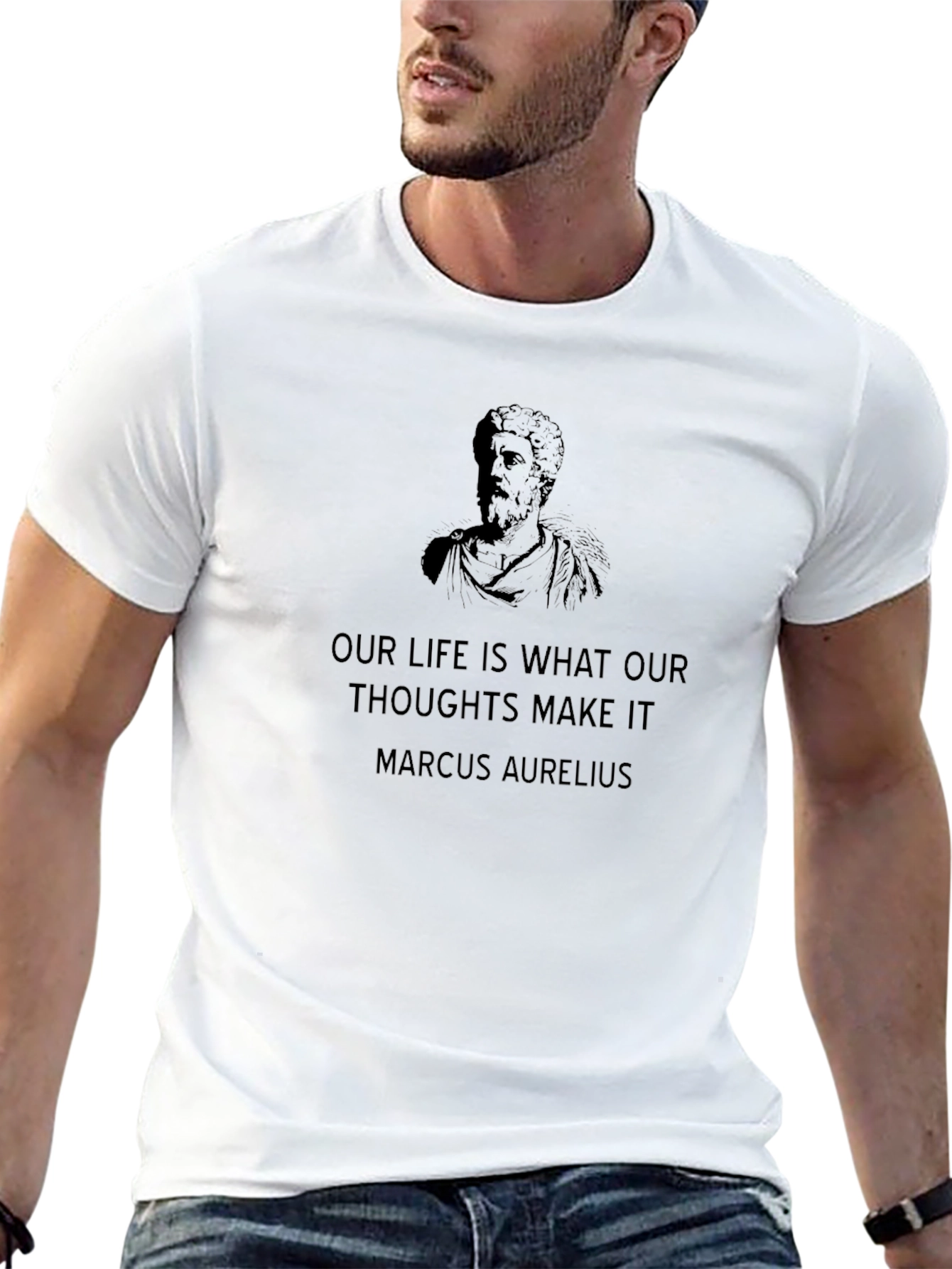 Marcus Aurelius Quote T-Shirt - Stoic Philosophy Tee