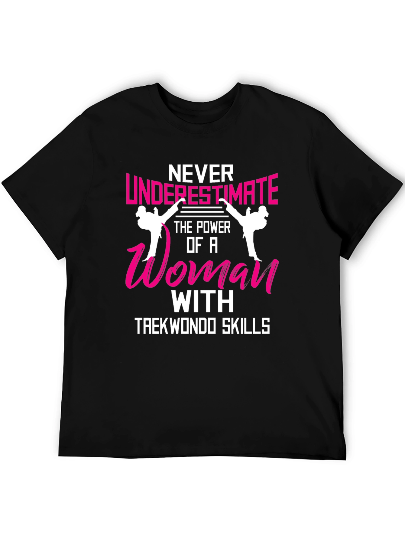 Woman Taekwondo Skills T-Shirt
