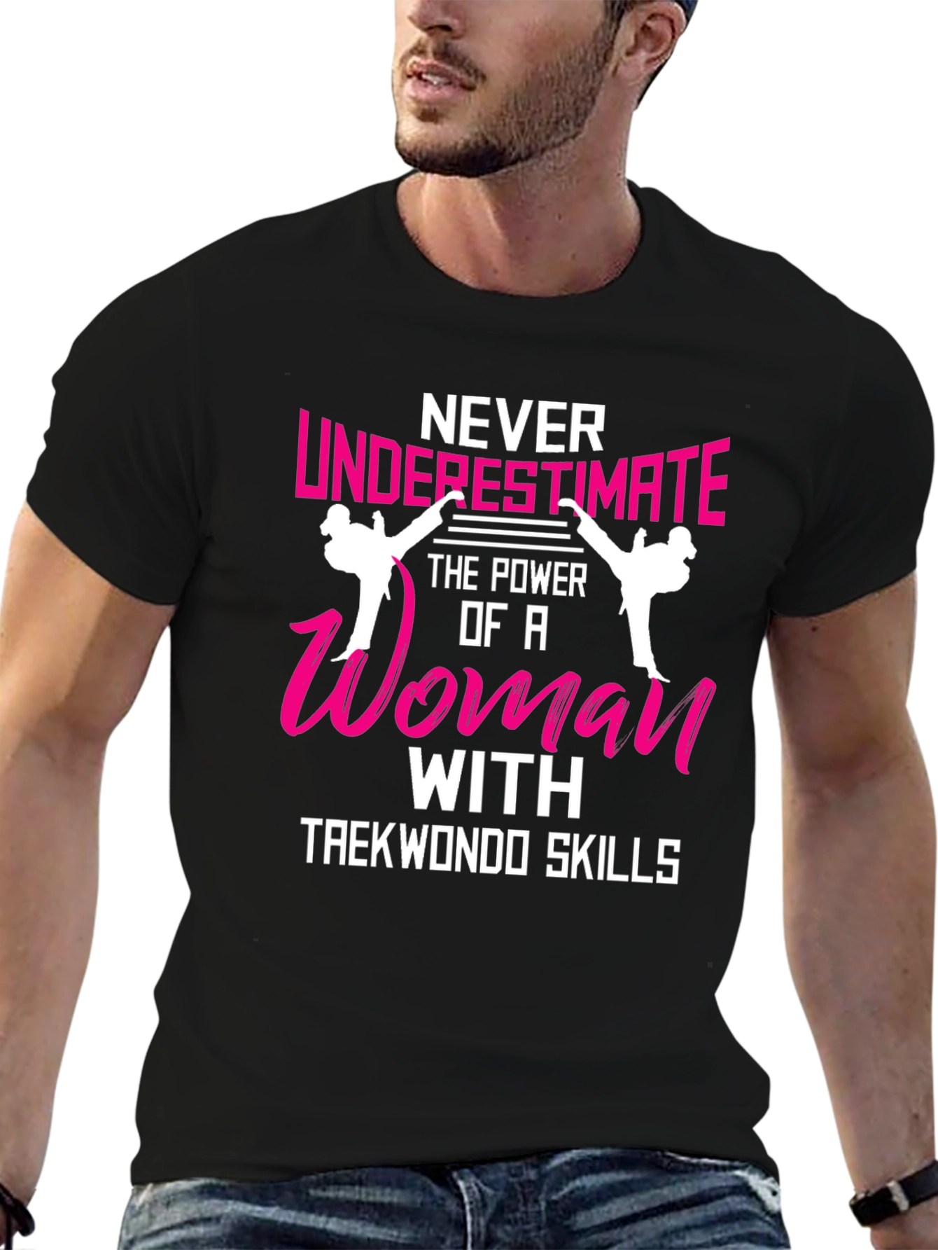 Woman Taekwondo Skills T-Shirt