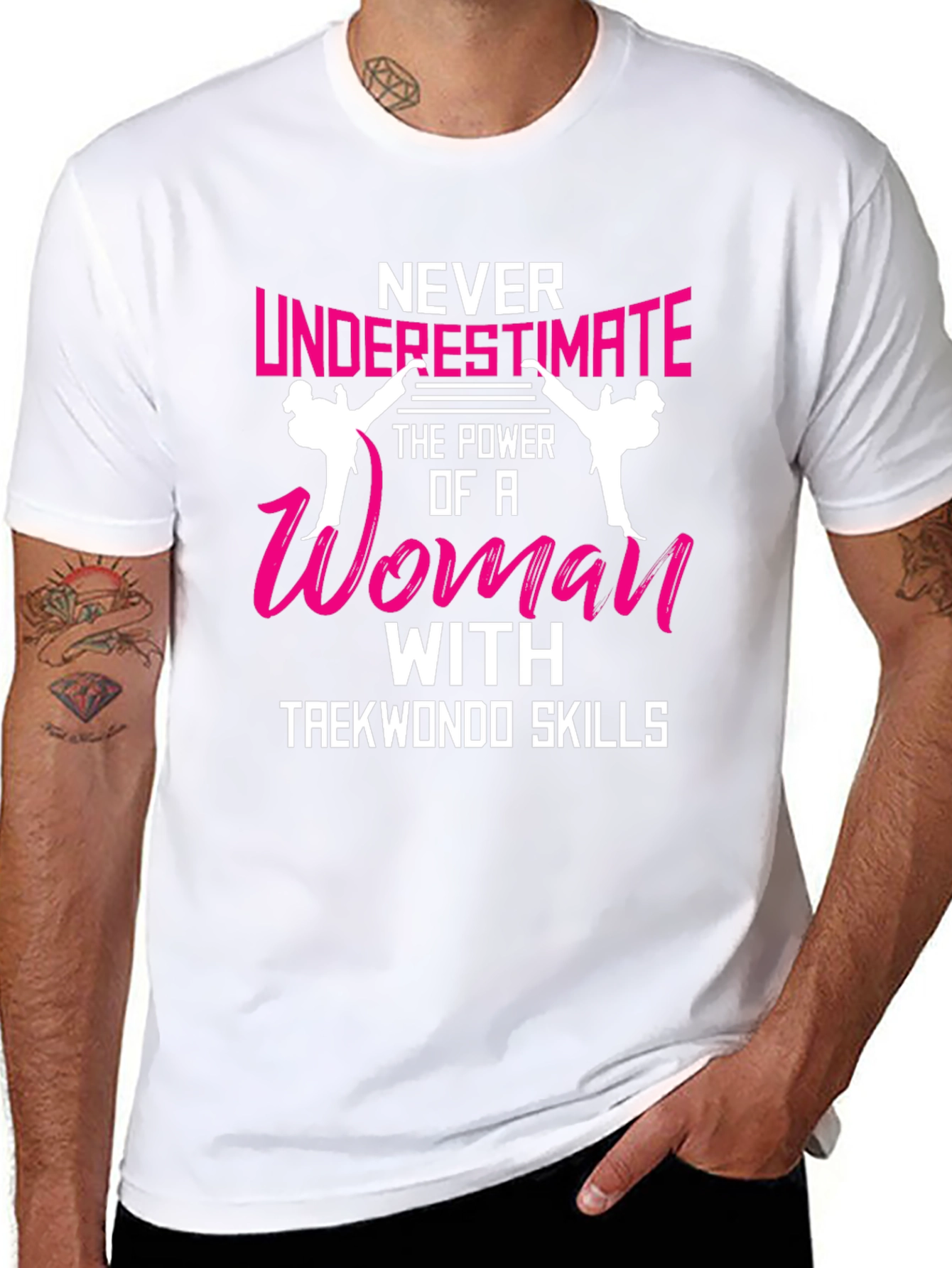 Woman Taekwondo Skills T-Shirt