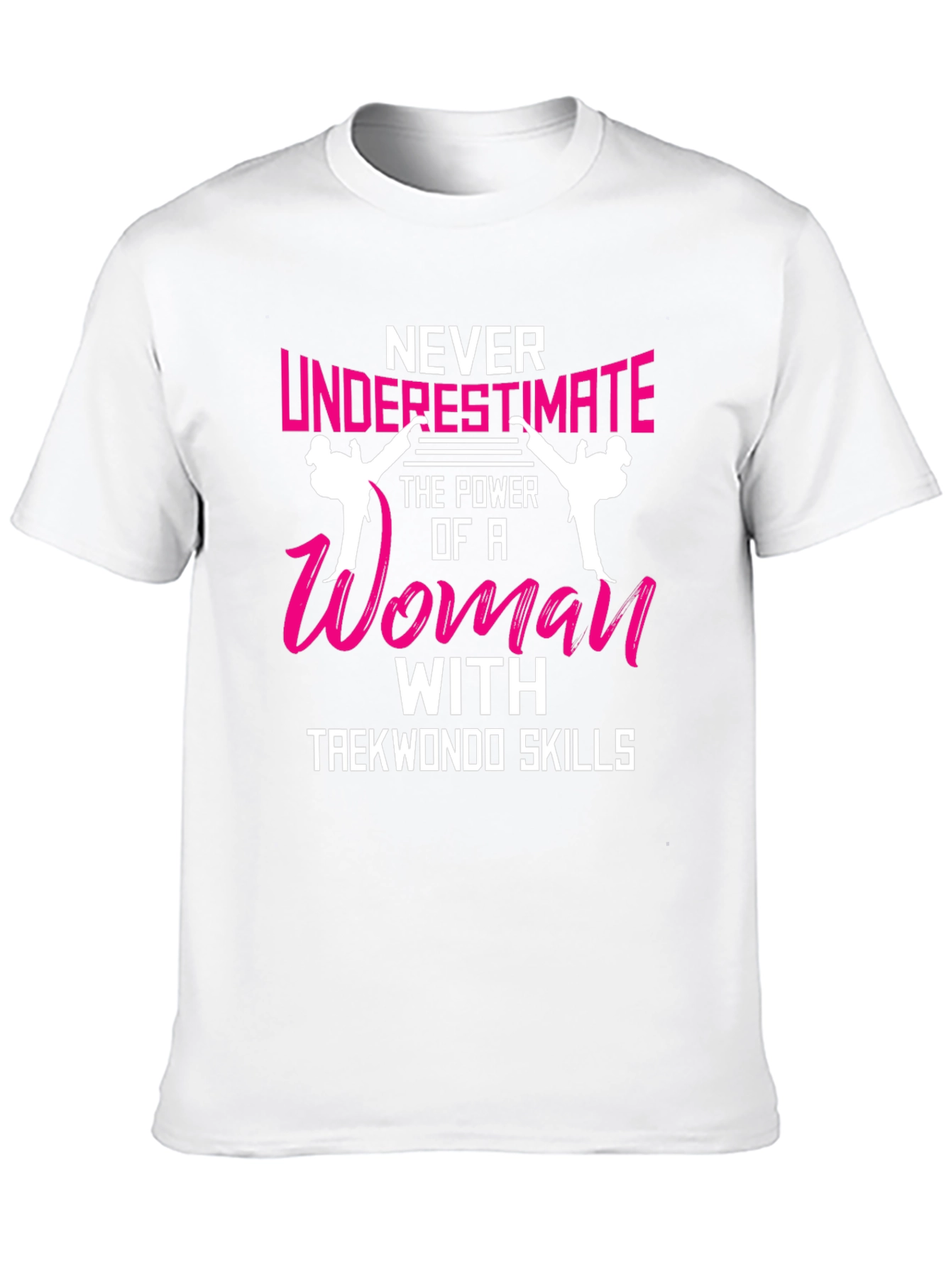 Woman Taekwondo Skills T-Shirt