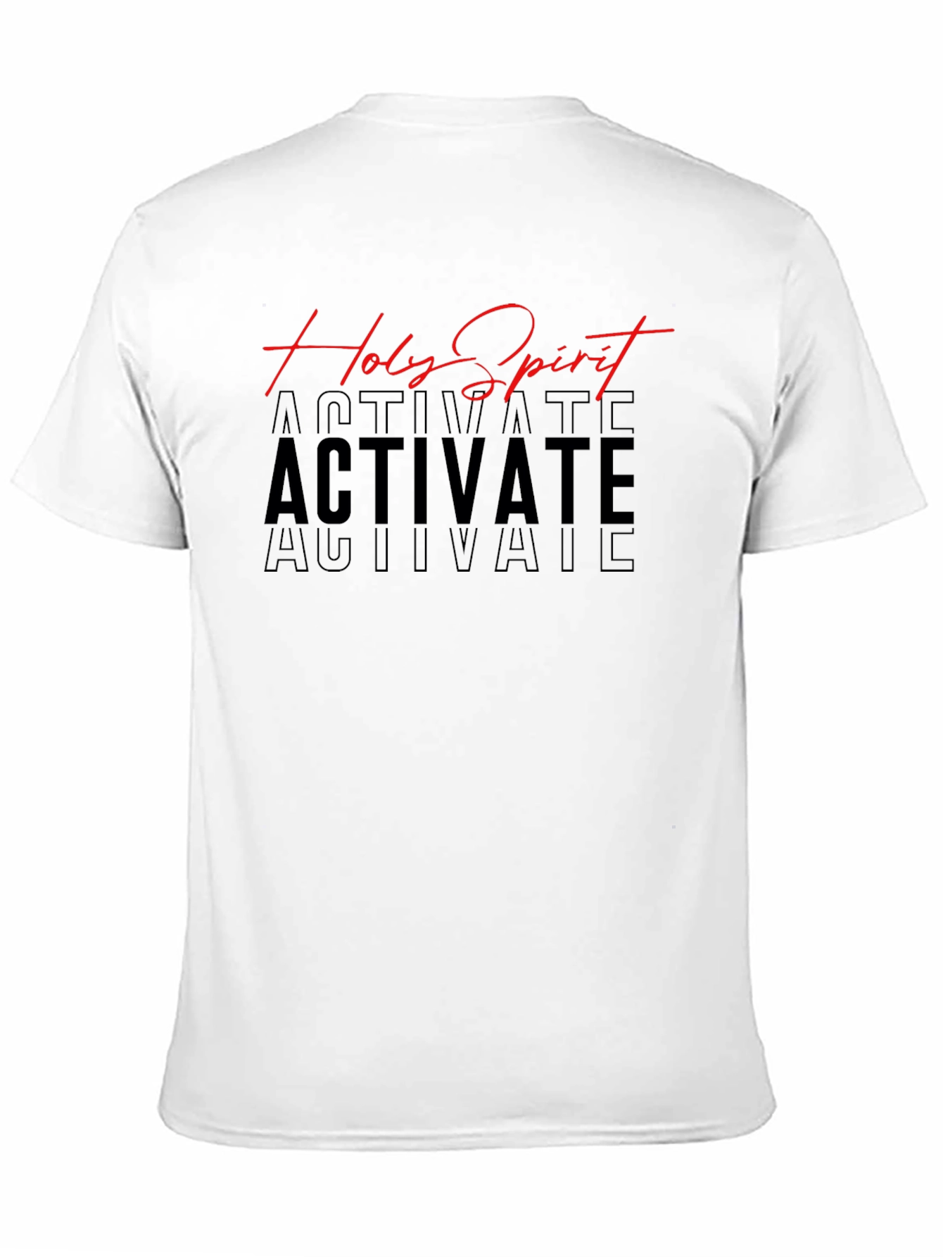 Holy Spirit Activate Black T-Shirt