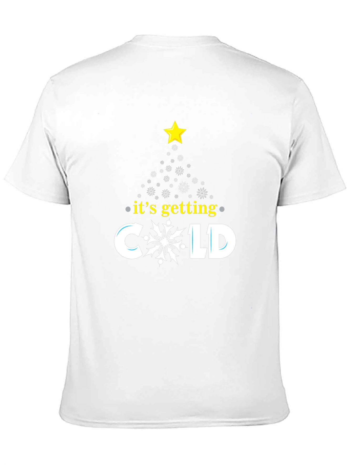 Its Getting COLD Black Holiday T-Shirt