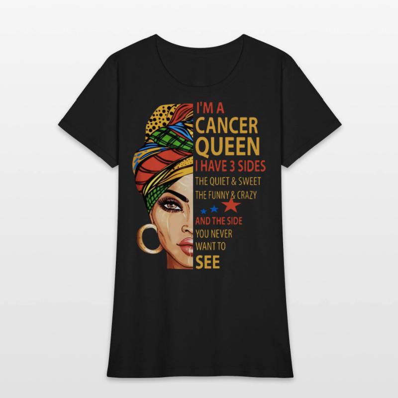 iam a cancer queen i have 3 sides the quite sweet