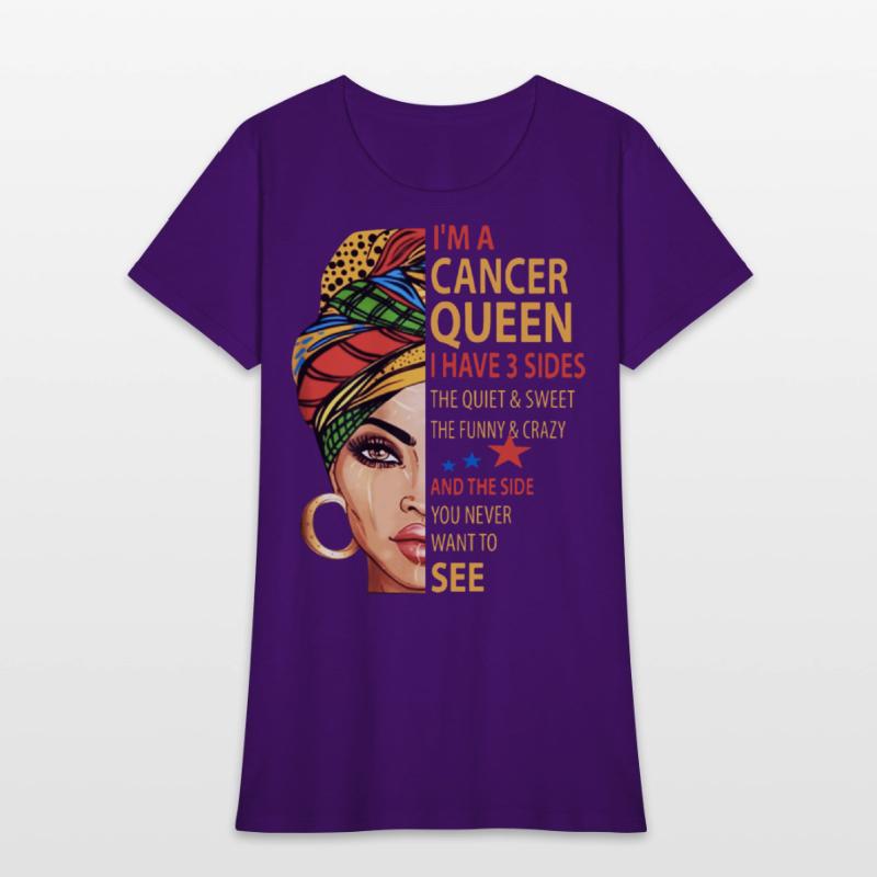 iam a cancer queen i have 3 sides the quite sweet
