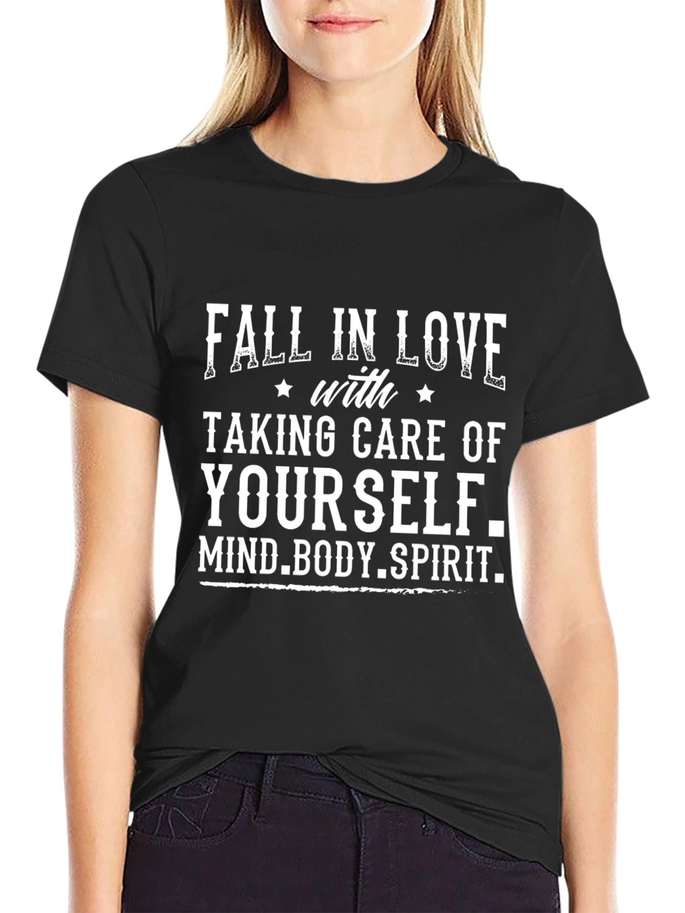 Fall in Love Self Care Graphic T-Shirt