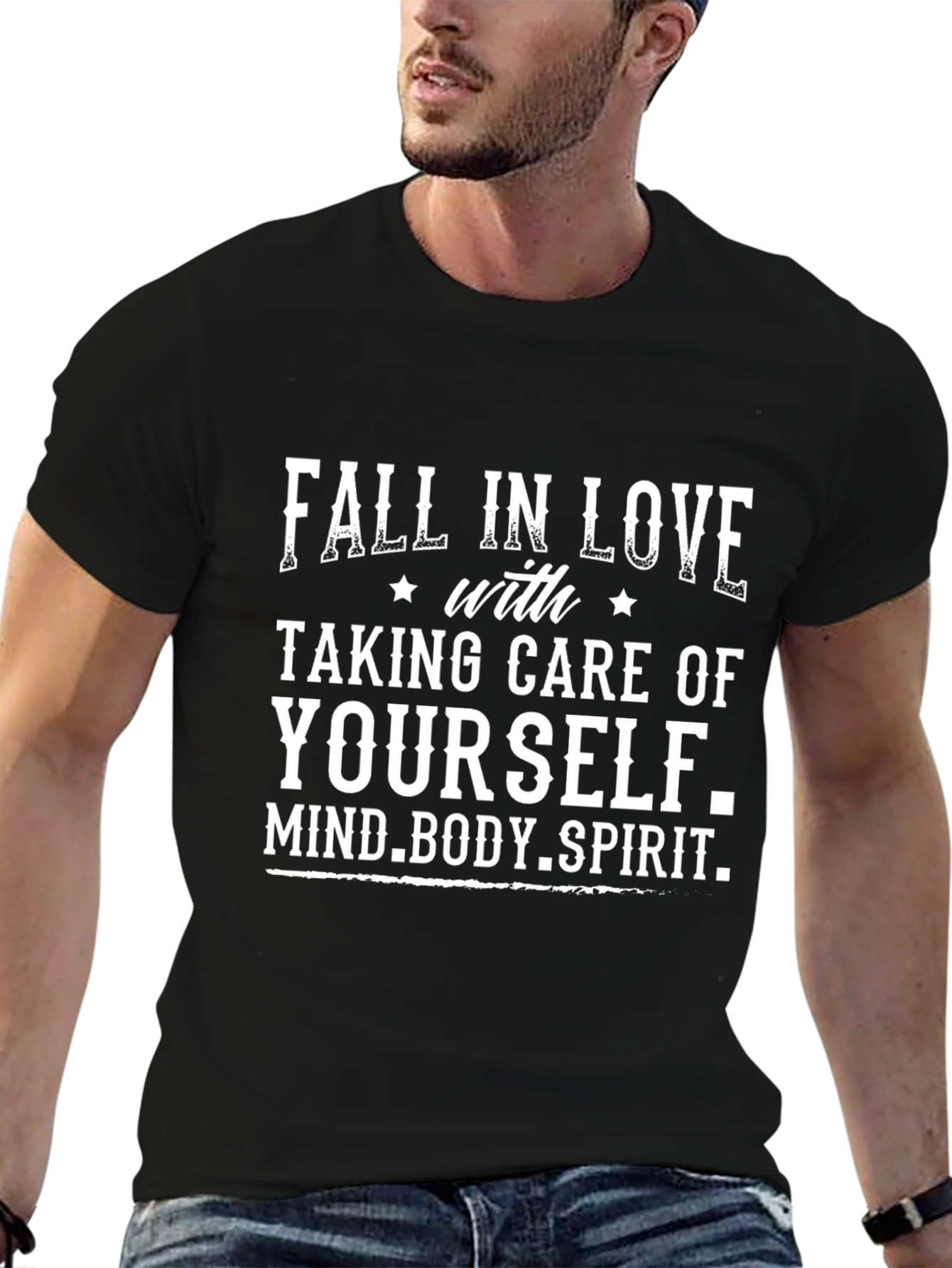 Fall in Love Self Care Graphic T-Shirt