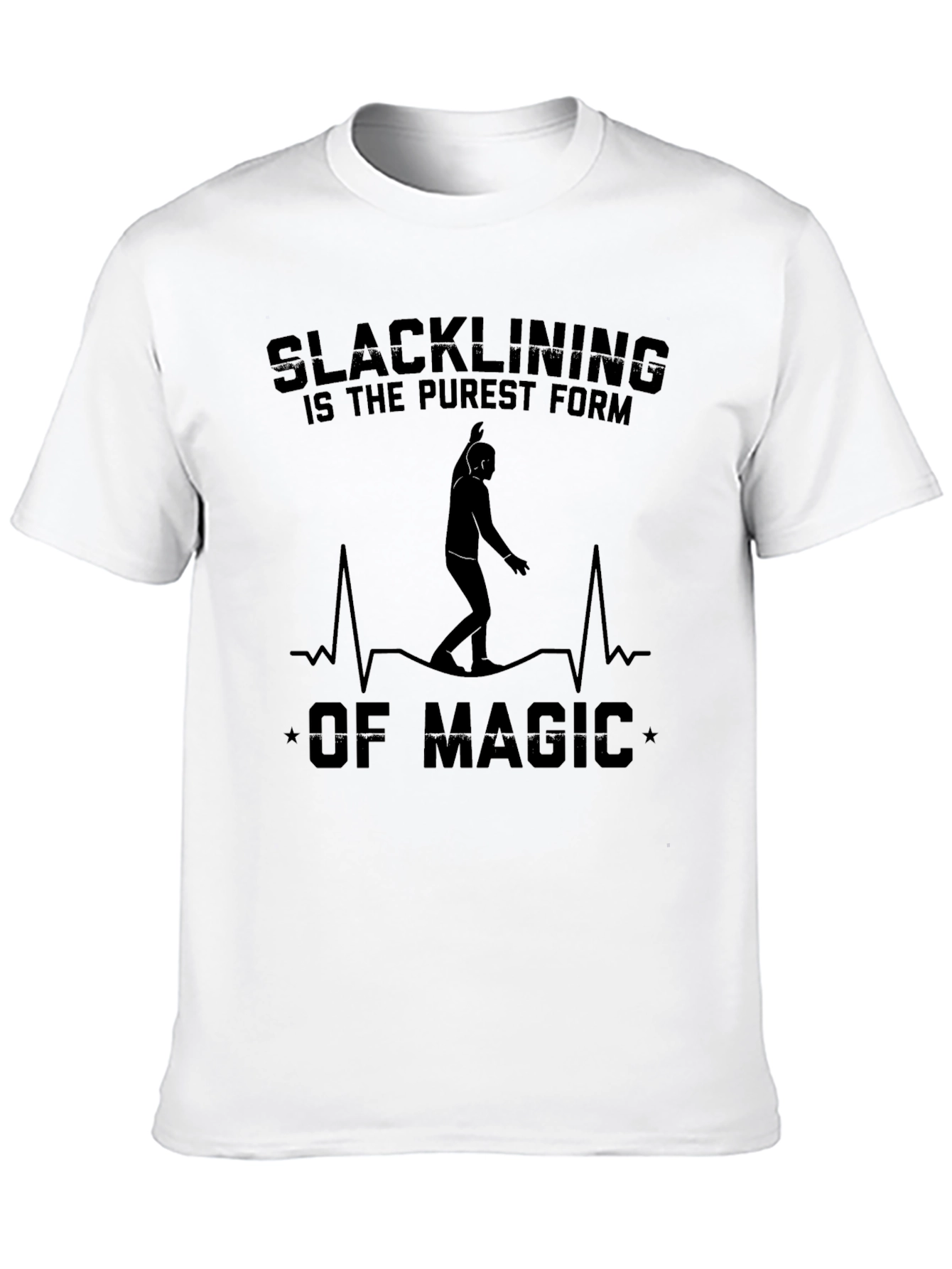 Slacklining Magic Graphic Tee - Black