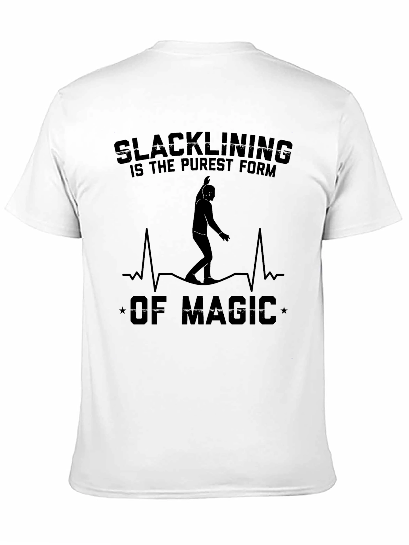 Slacklining Magic Graphic Tee - Black