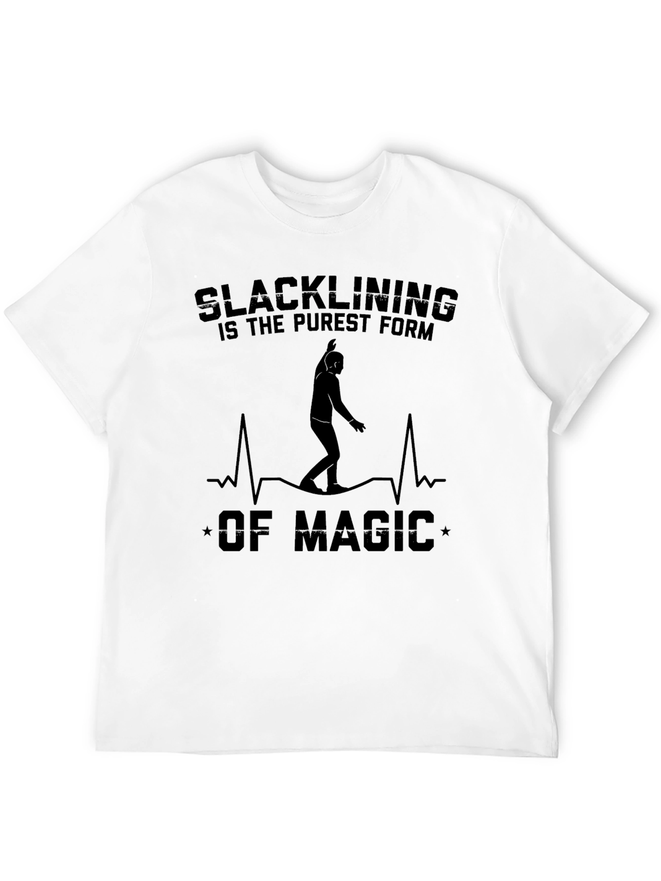 Slacklining Magic Graphic Tee - Black