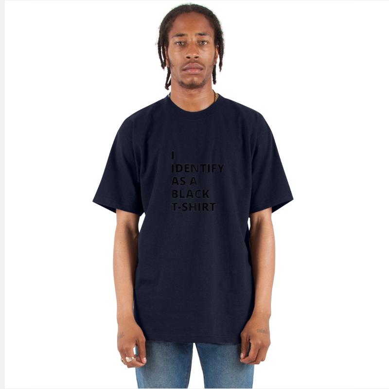 Identify Black Funny t shirt