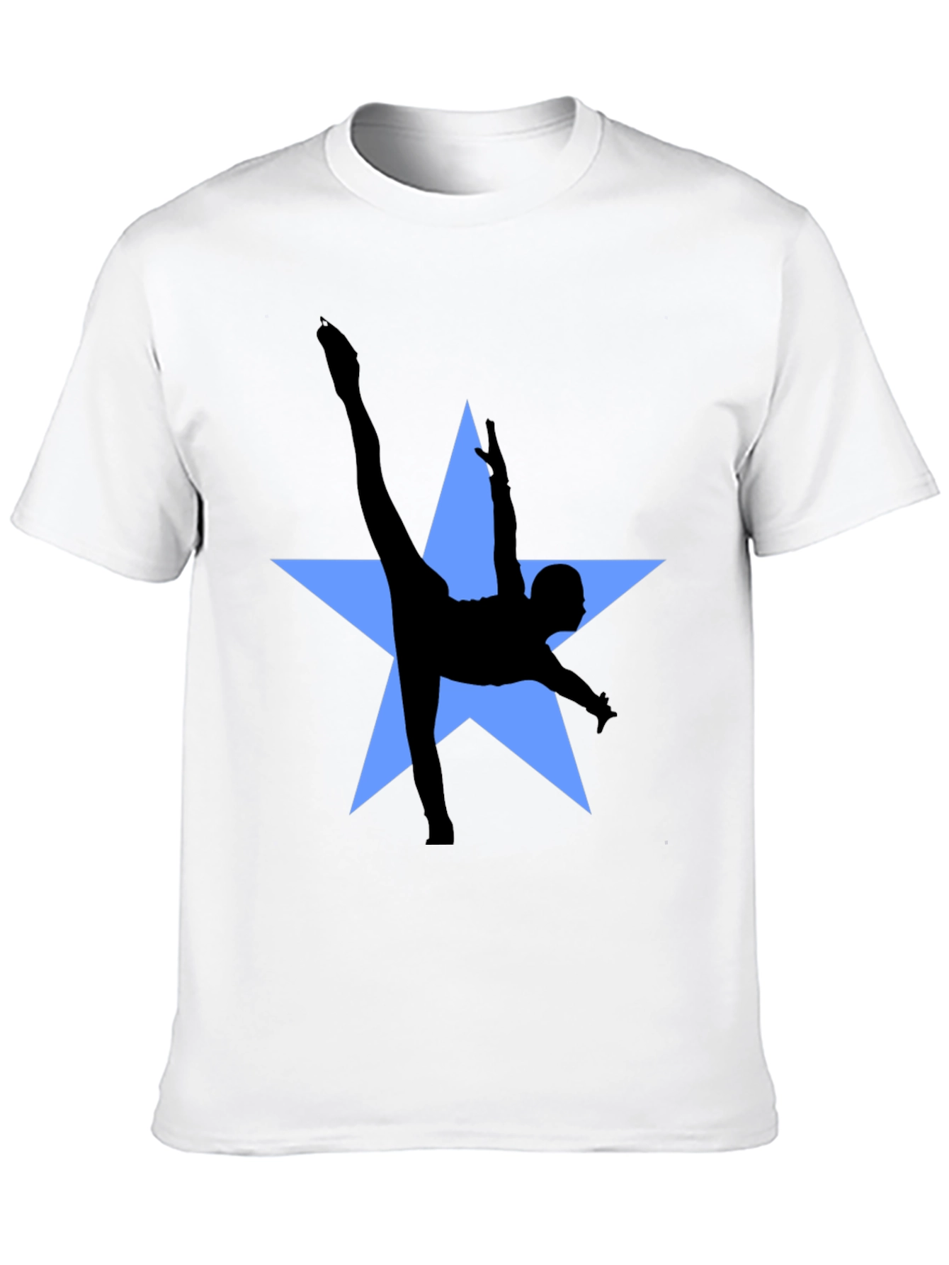 Dancer Star Graphic Tee - Stylish Black T-Shirt