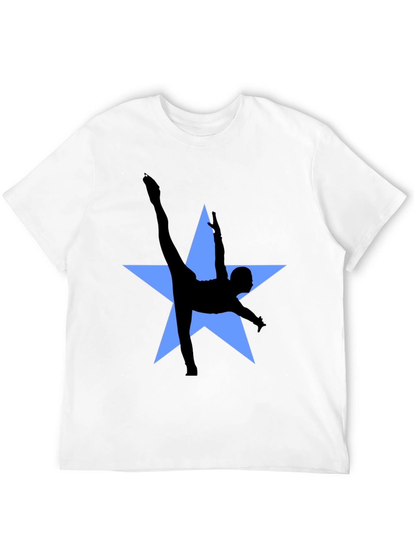 Dancer Star Graphic Tee - Stylish Black T-Shirt