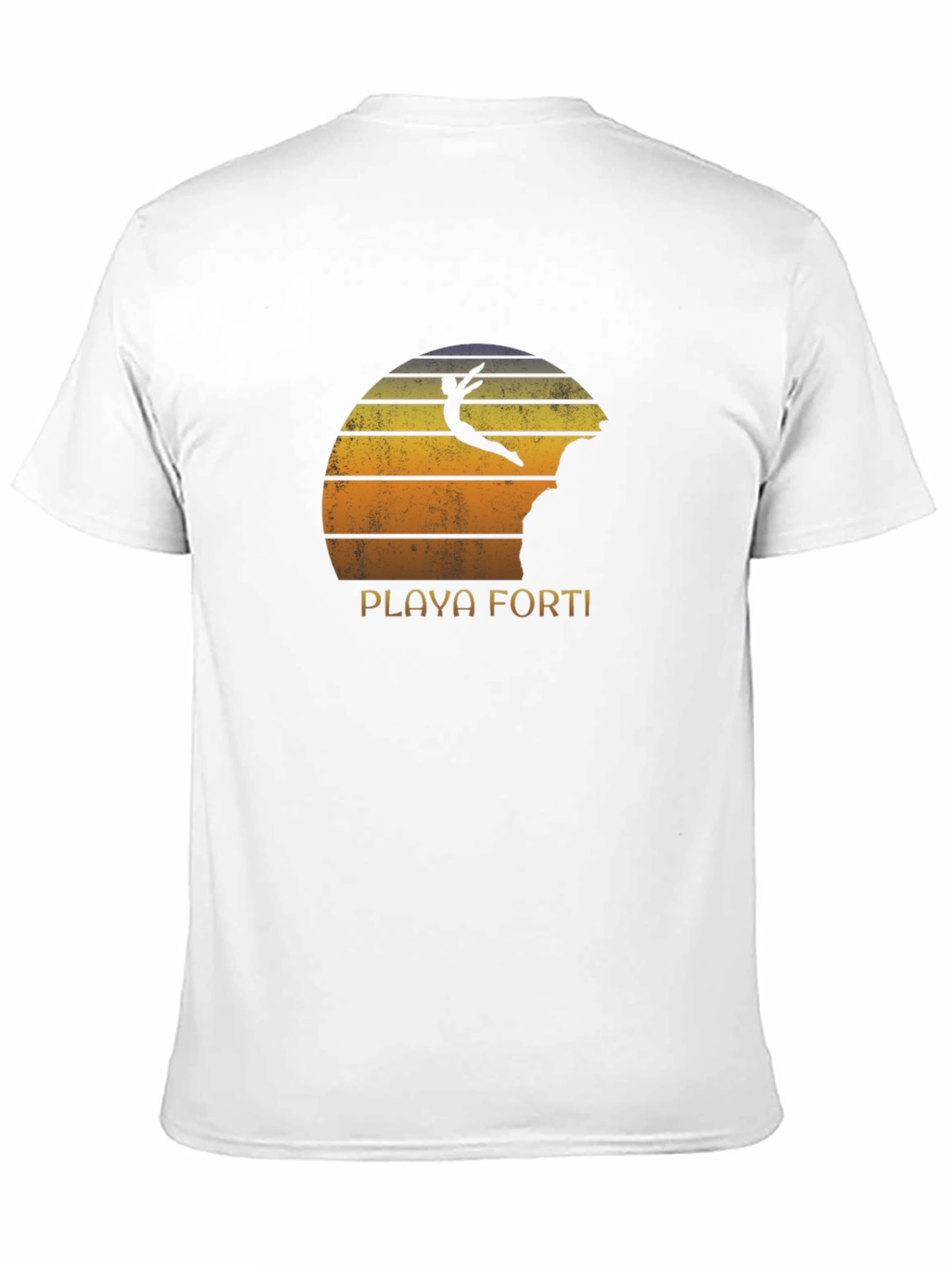 Playa Forti Cliff Diver Retro T-Shirt