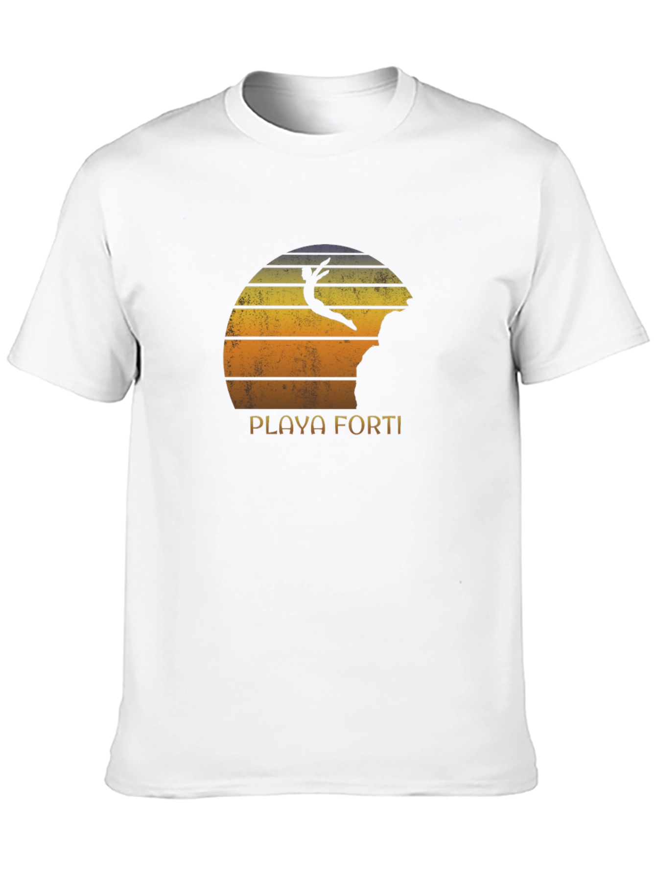 Playa Forti Cliff Diver Retro T-Shirt