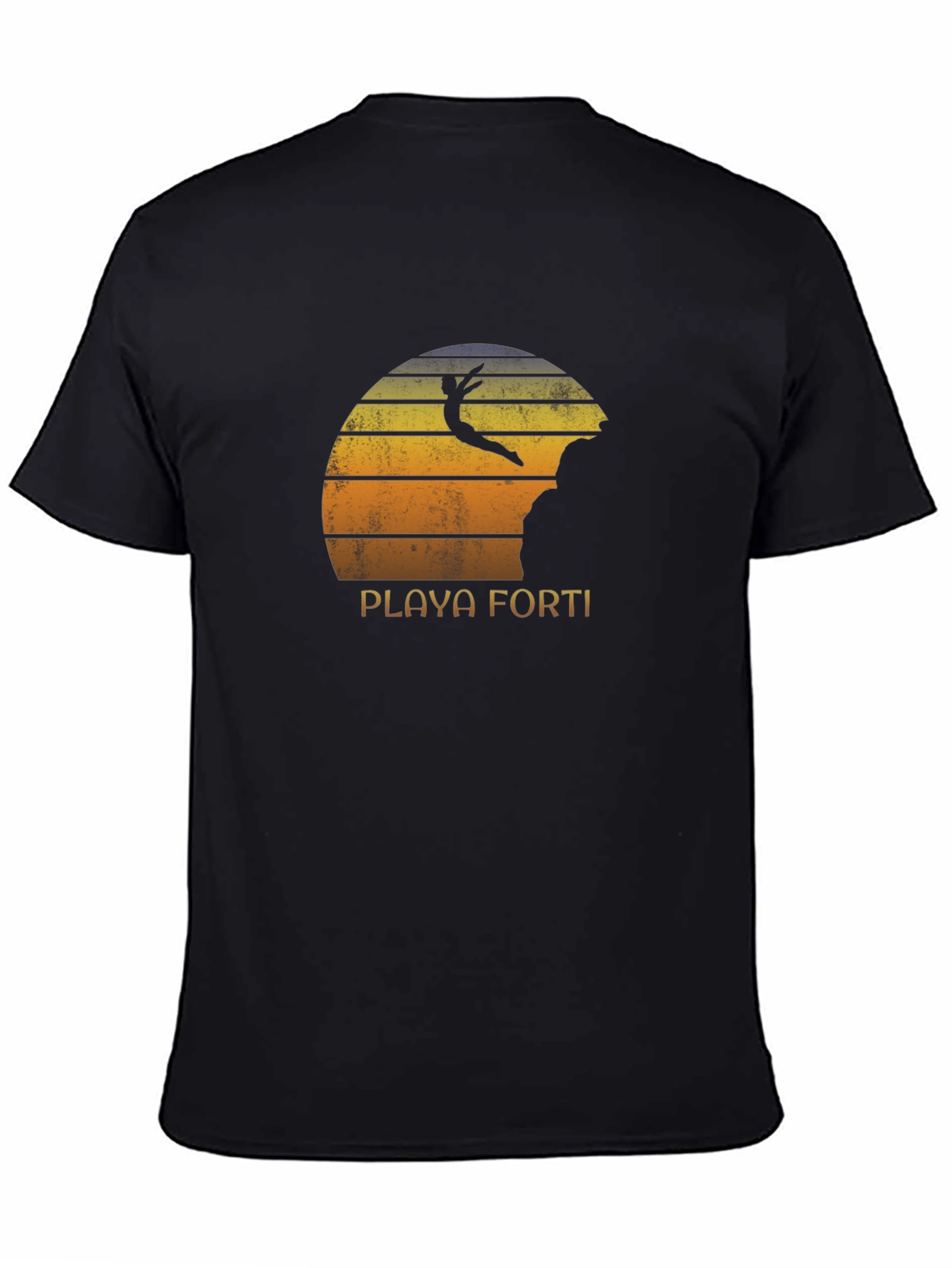 Playa Forti Cliff Diver Retro T-Shirt