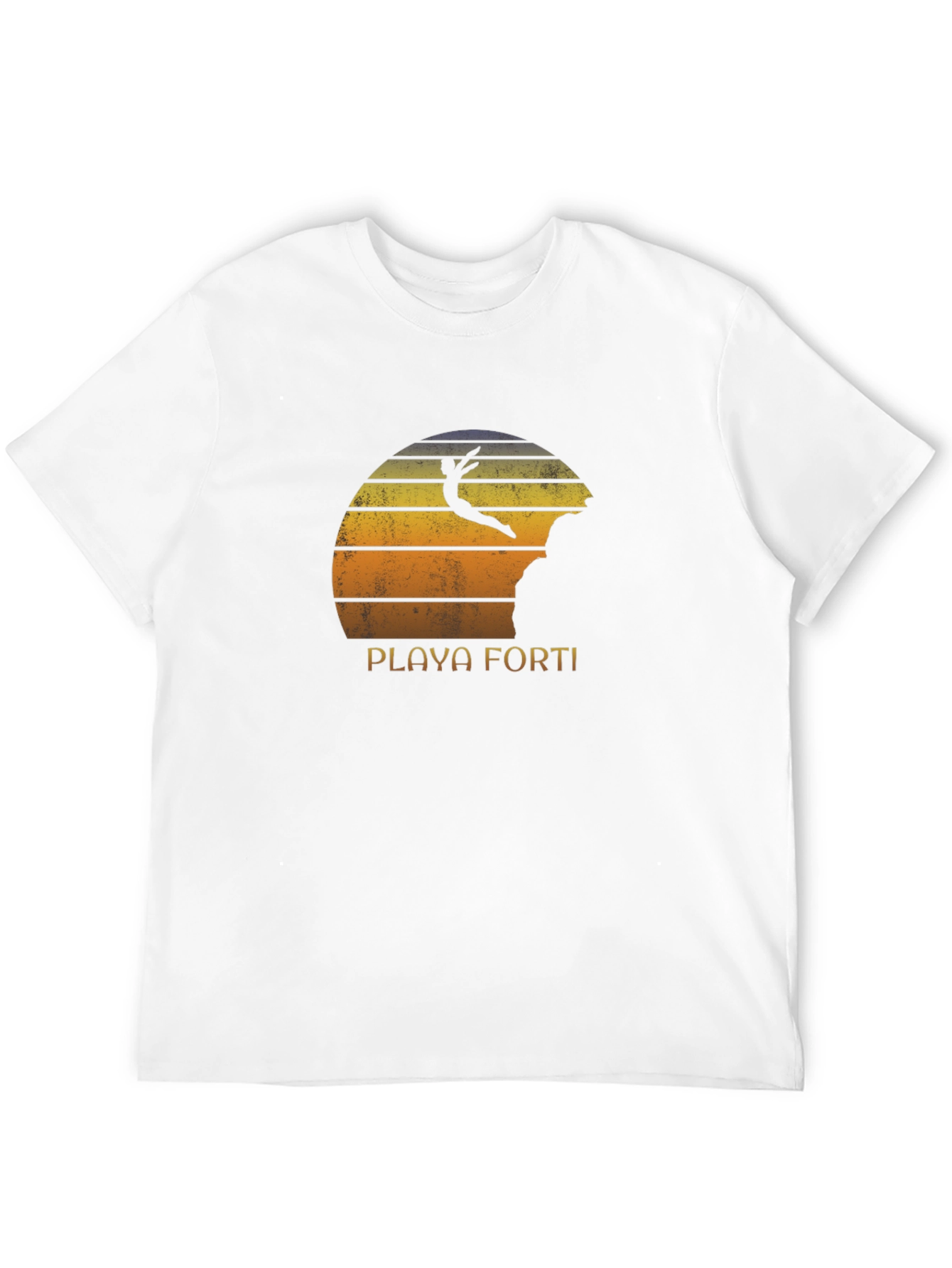 Playa Forti Cliff Diver Retro T-Shirt