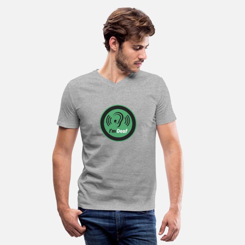 I'm Deaf symbol design - black and green