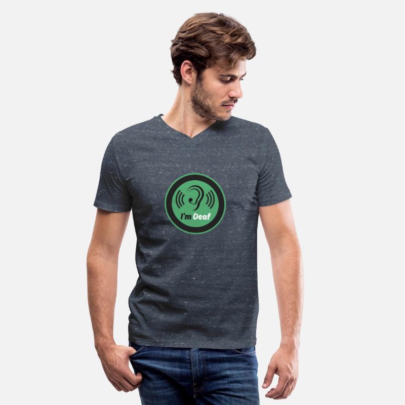 I'm Deaf symbol design - black and green