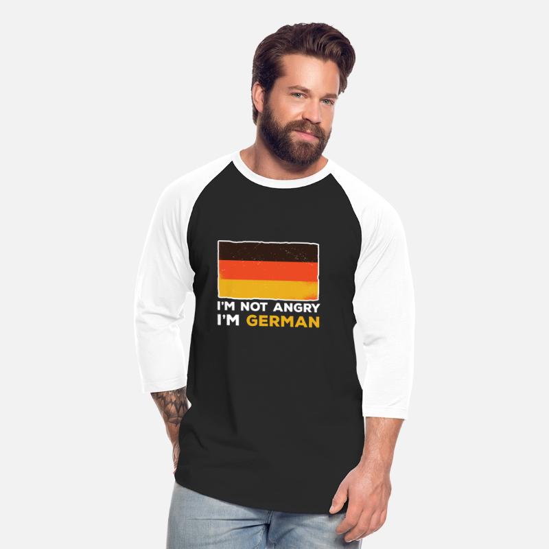 I'm Not Angry I'm German Distressed Germany Flag Q