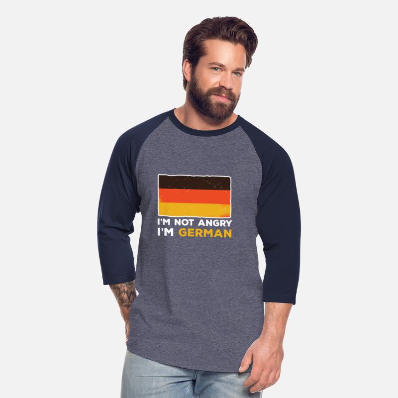 I'm Not Angry I'm German Distressed Germany Flag Q