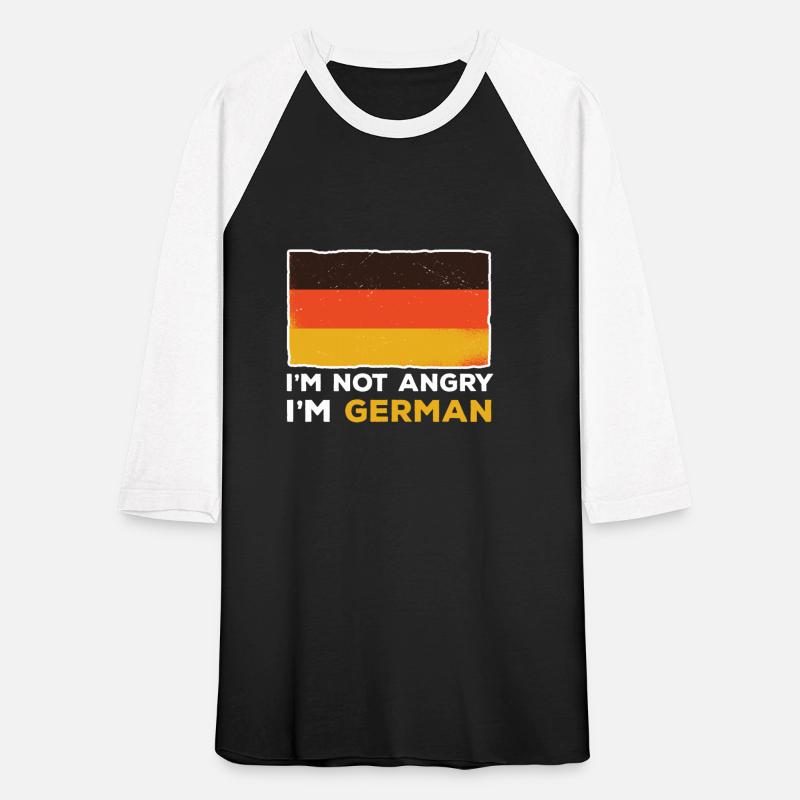 I'm Not Angry I'm German Distressed Germany Flag Q