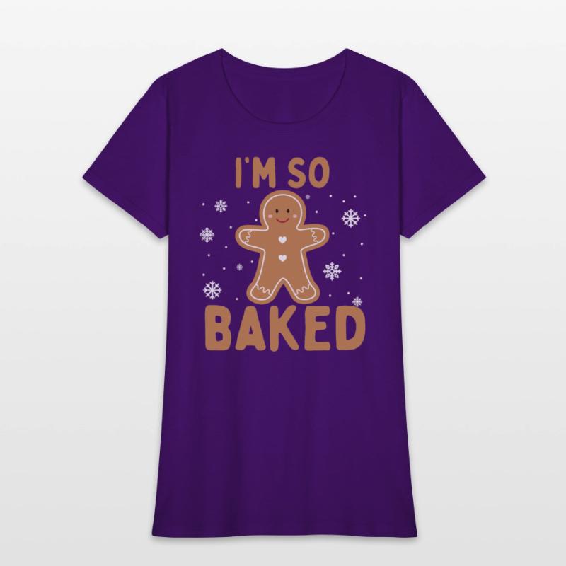 I'm So Baked Gingerbread Man Christmas Funny