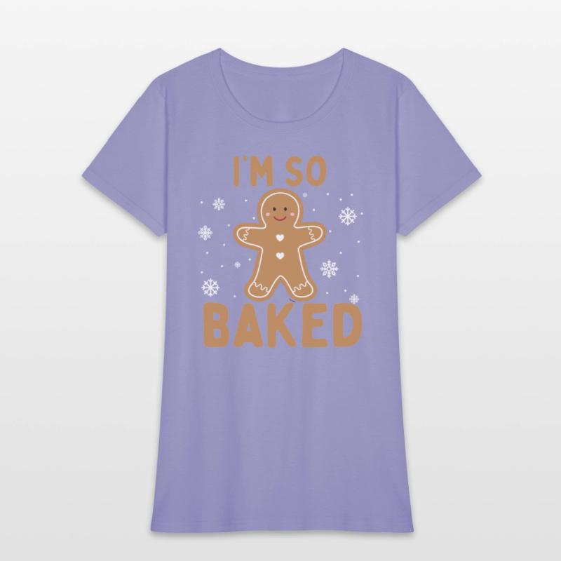 I'm So Baked Gingerbread Man Christmas Funny
