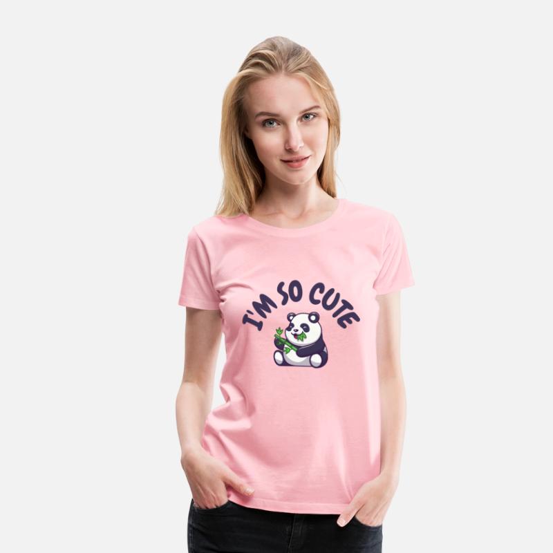 I’m So Cute –Smiling Panda Design for Animal Lover