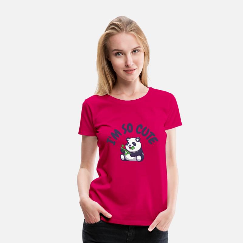 I’m So Cute –Smiling Panda Design for Animal Lover