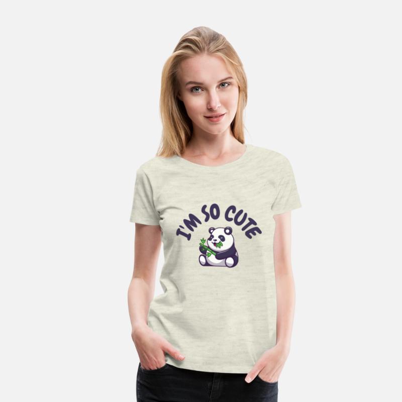 I’m So Cute –Smiling Panda Design for Animal Lover