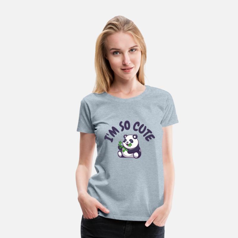 I’m So Cute –Smiling Panda Design for Animal Lover
