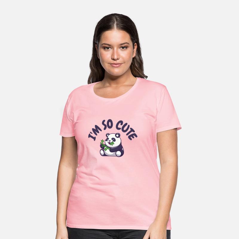 I’m So Cute –Smiling Panda Design for Animal Lover